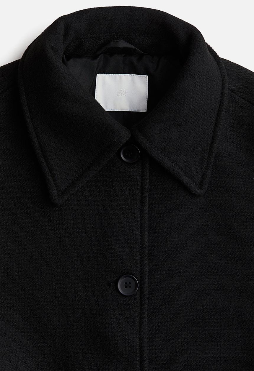 H&M - Knee-length coat - black