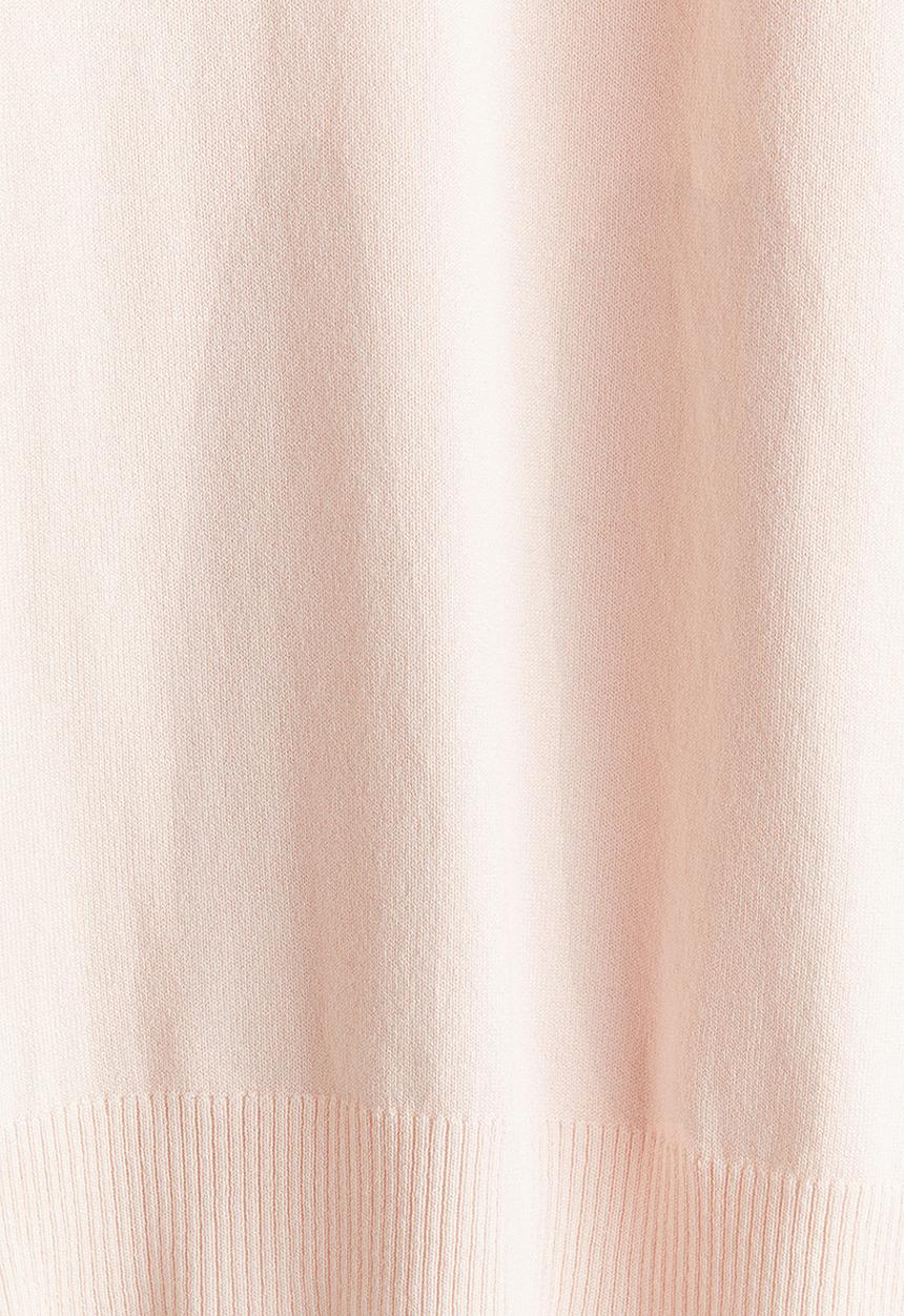 H&M - Fine-knit t-shirt - light pink
