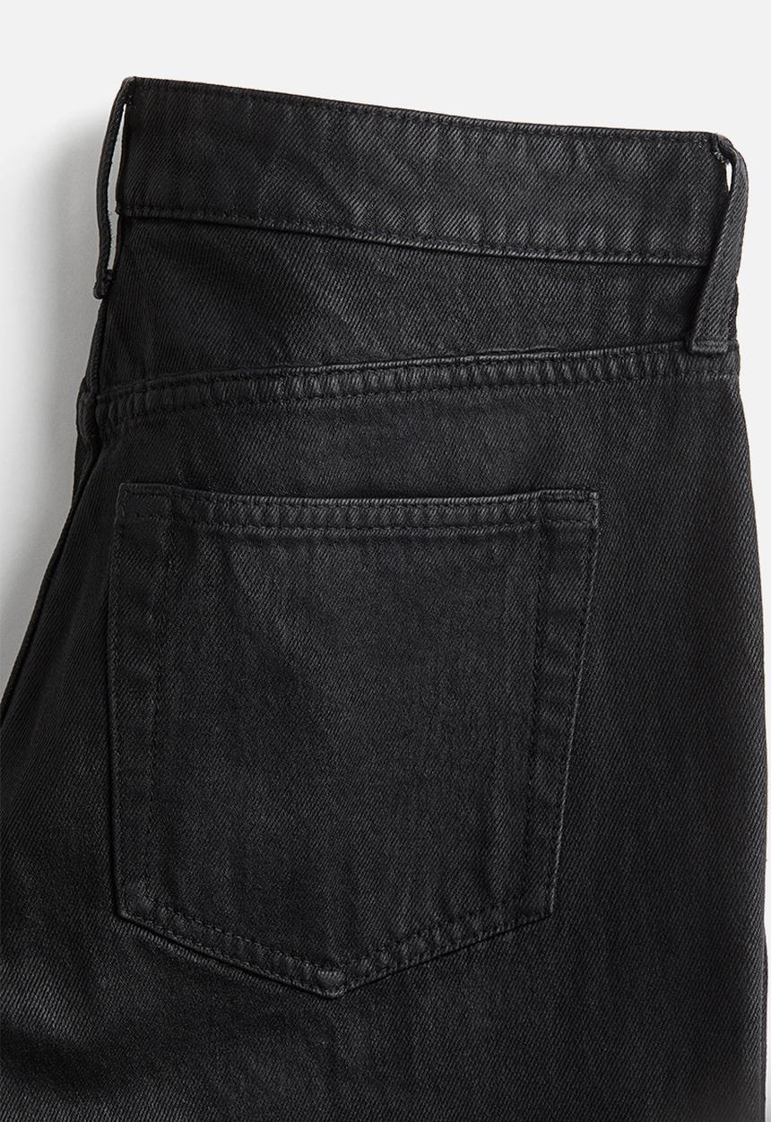 H&M - Straight low jeans - black coated