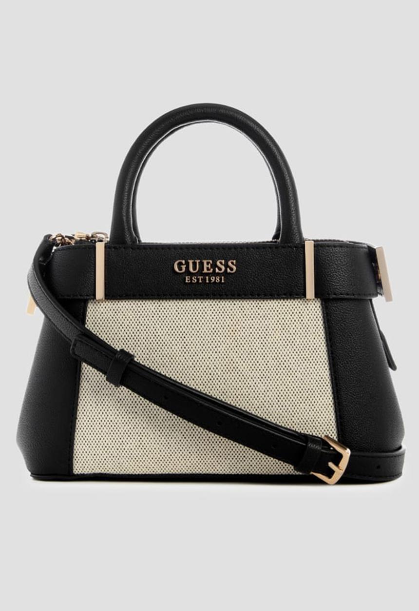 GUESS - Anadela mini satchel - natural/black