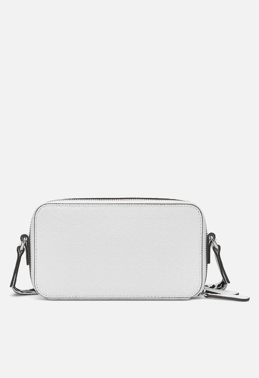 GUESS - Amanza mini crossbody top zip - white multi