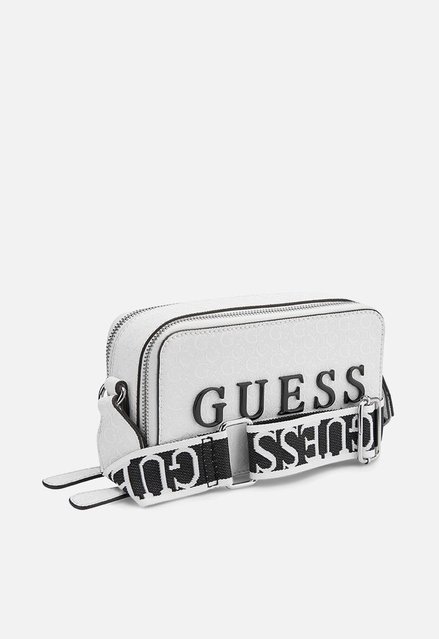 GUESS - Amanza mini crossbody top zip - white multi