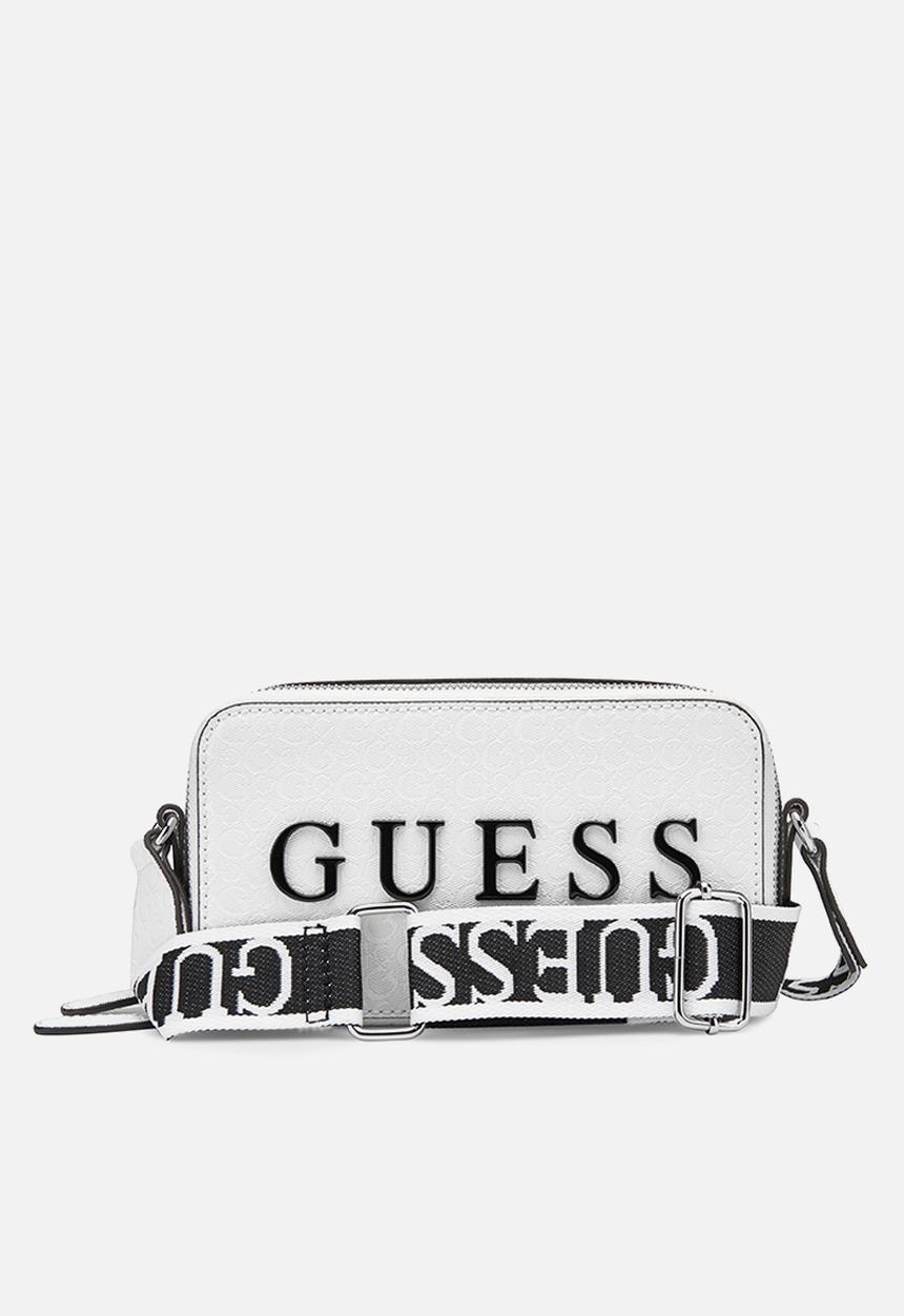 GUESS - Amanza mini crossbody top zip - white multi