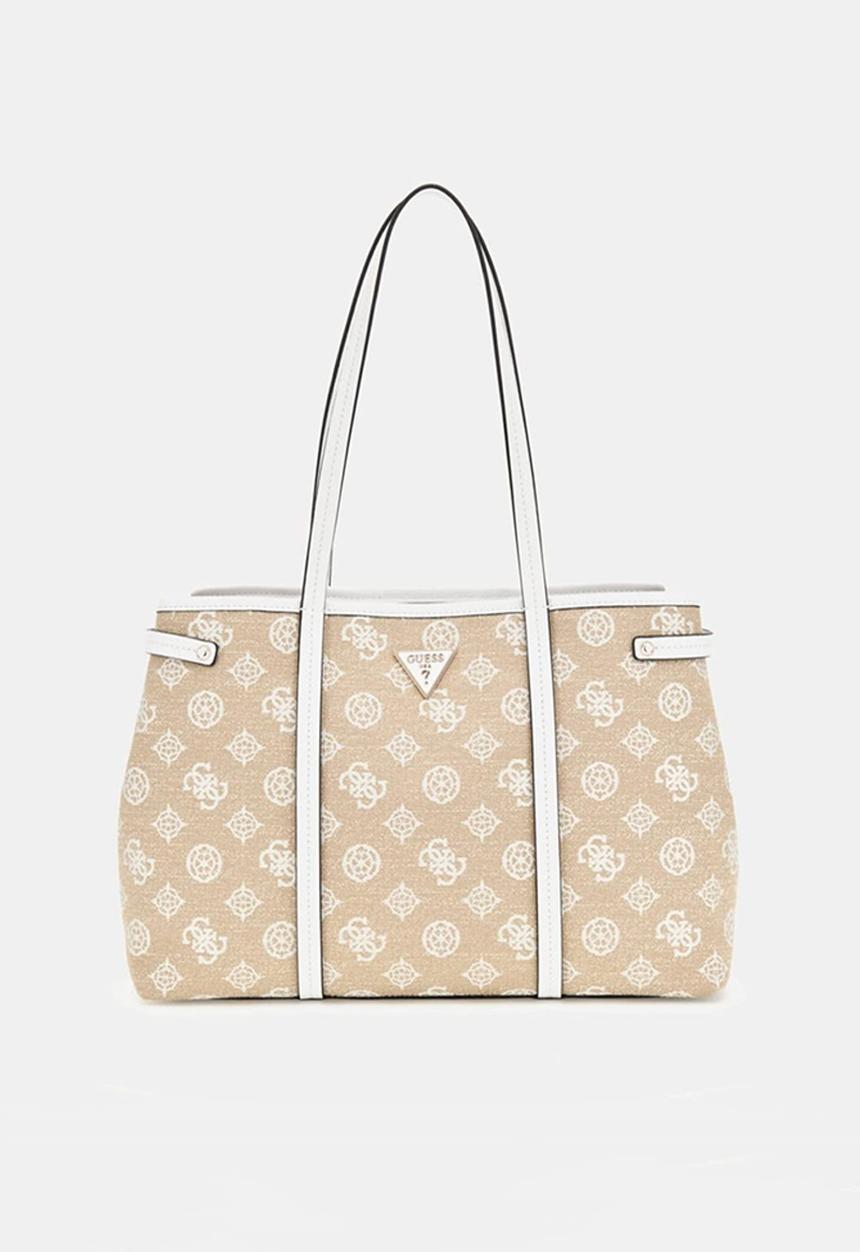 GUESS - Beyza girlfriend tote - white logo