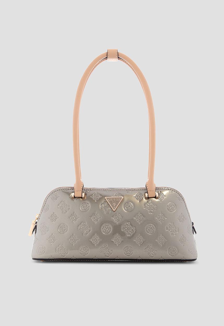 GUESS - Arnela shoulder satchel - pewter logo