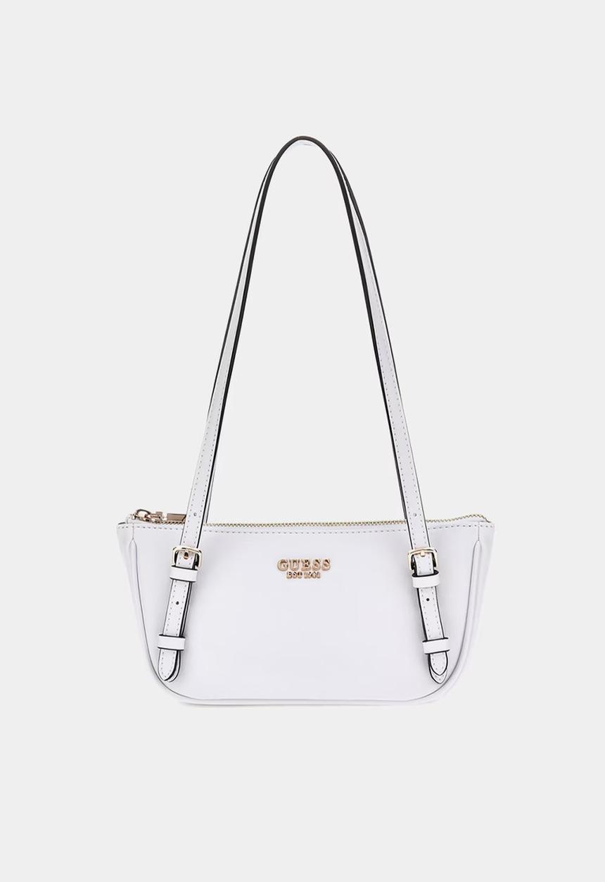 GUESS - Cerelia mini shoulder satchel - white
