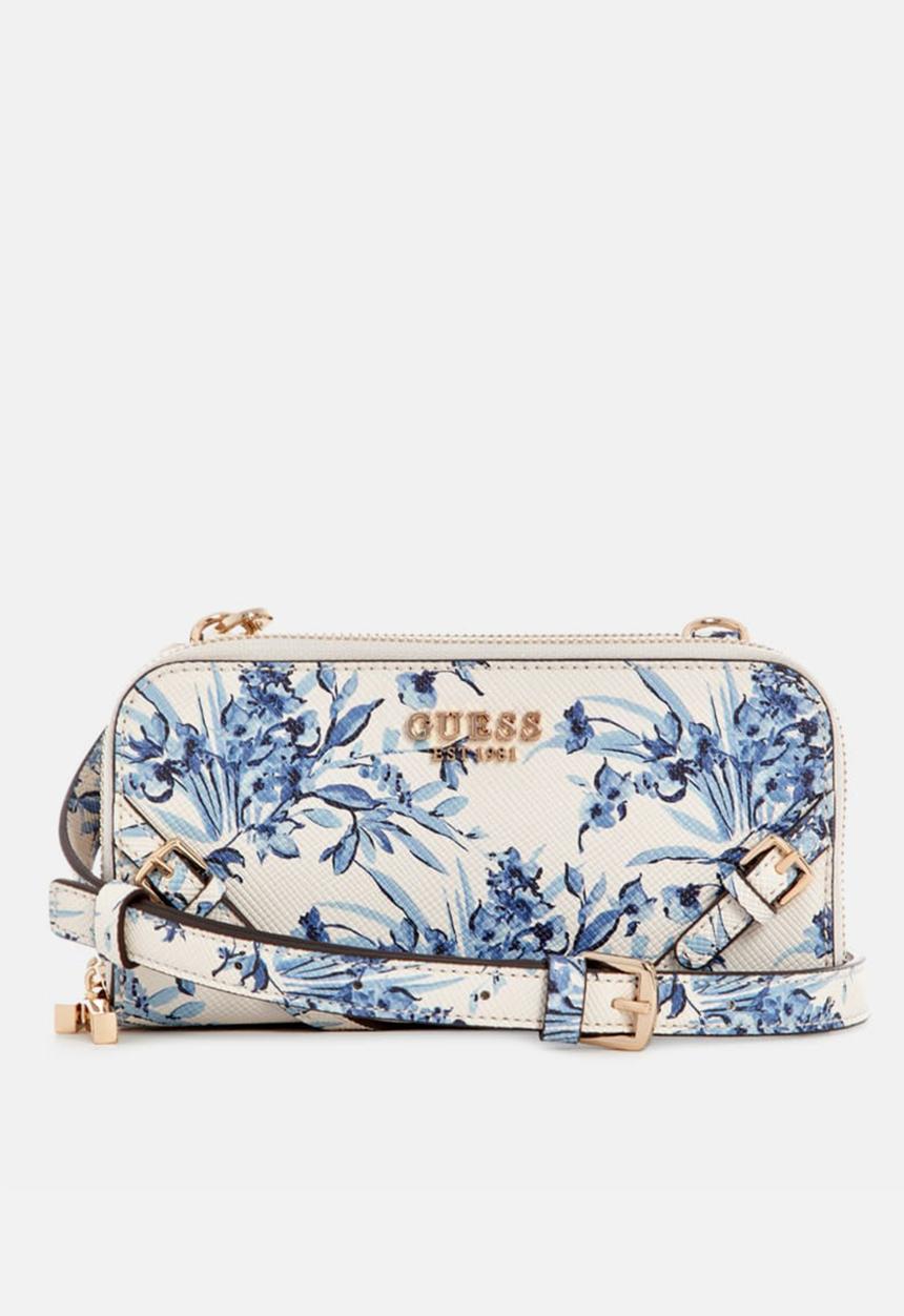 GUESS - Bramina organizer cross-body bag - floral multi