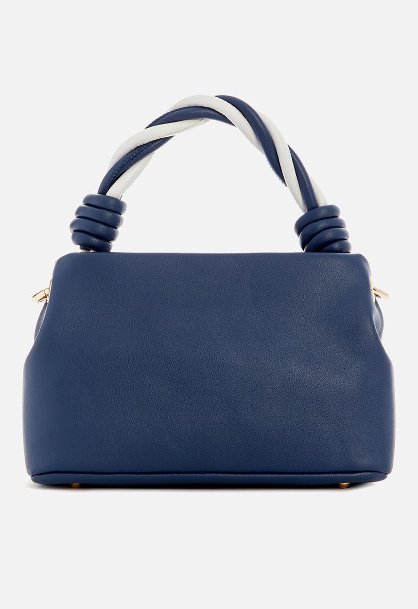 GUESS - Cruise vibe top handle cross-body bag - navy/white