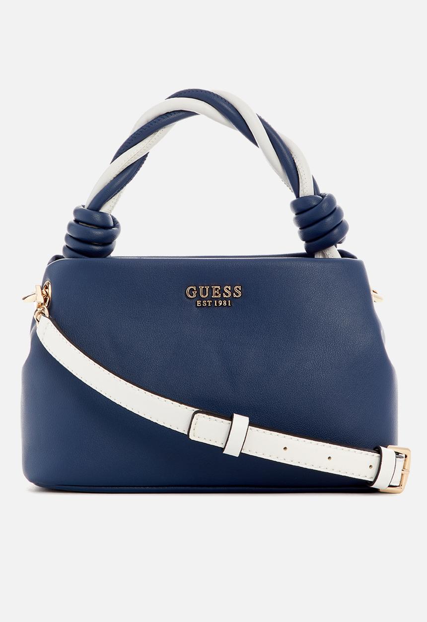 GUESS - Cruise vibe top handle cross-body bag - navy/white