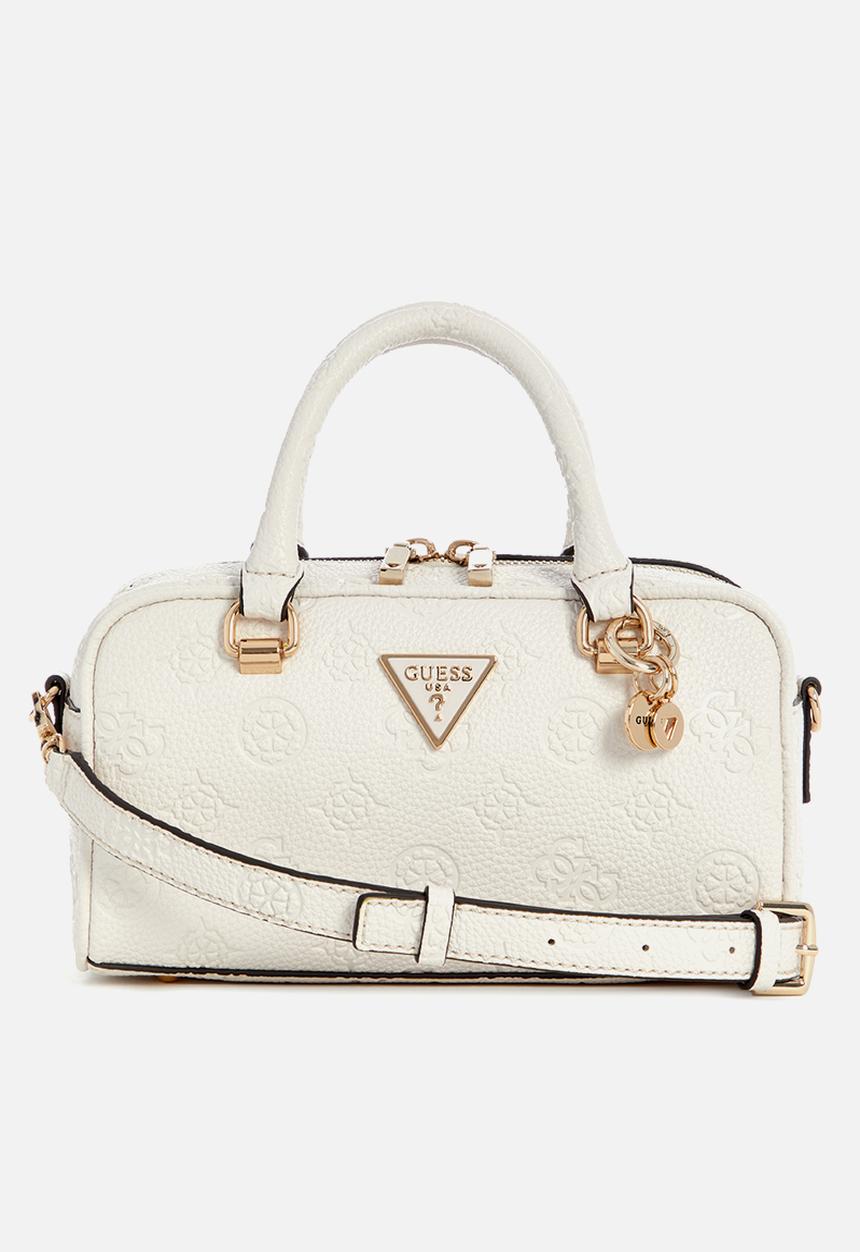 GUESS - Cresidia small satchel - off white