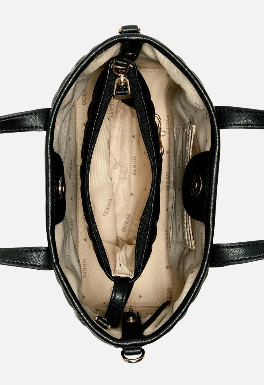GUESS - Edita mini tote bag - black