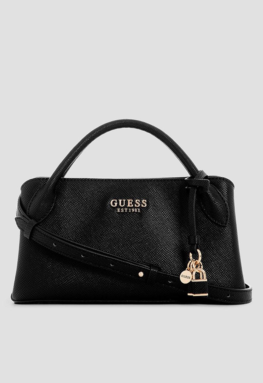 GUESS - Fedana sml girlfriend satchel tote bag -black