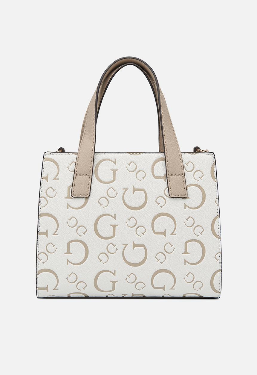 GUESS - Kyley mini tote bag - beige multi