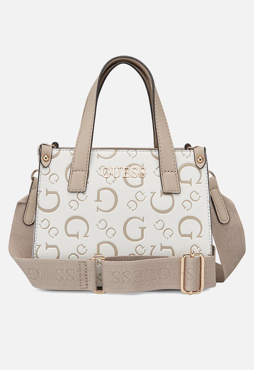 GUESS - Kyley mini tote bag - beige multi
