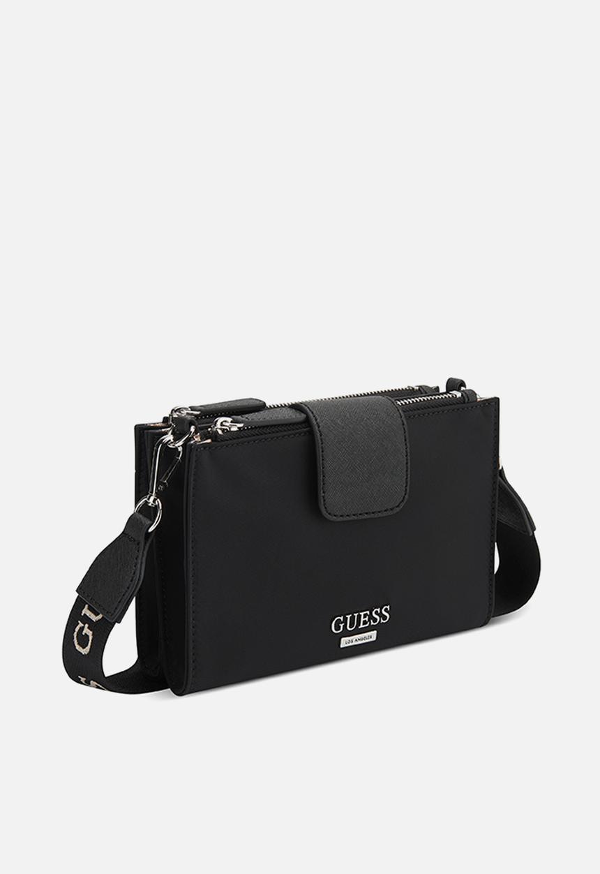 GUESS - Madix mini top zip crossbody bag - black