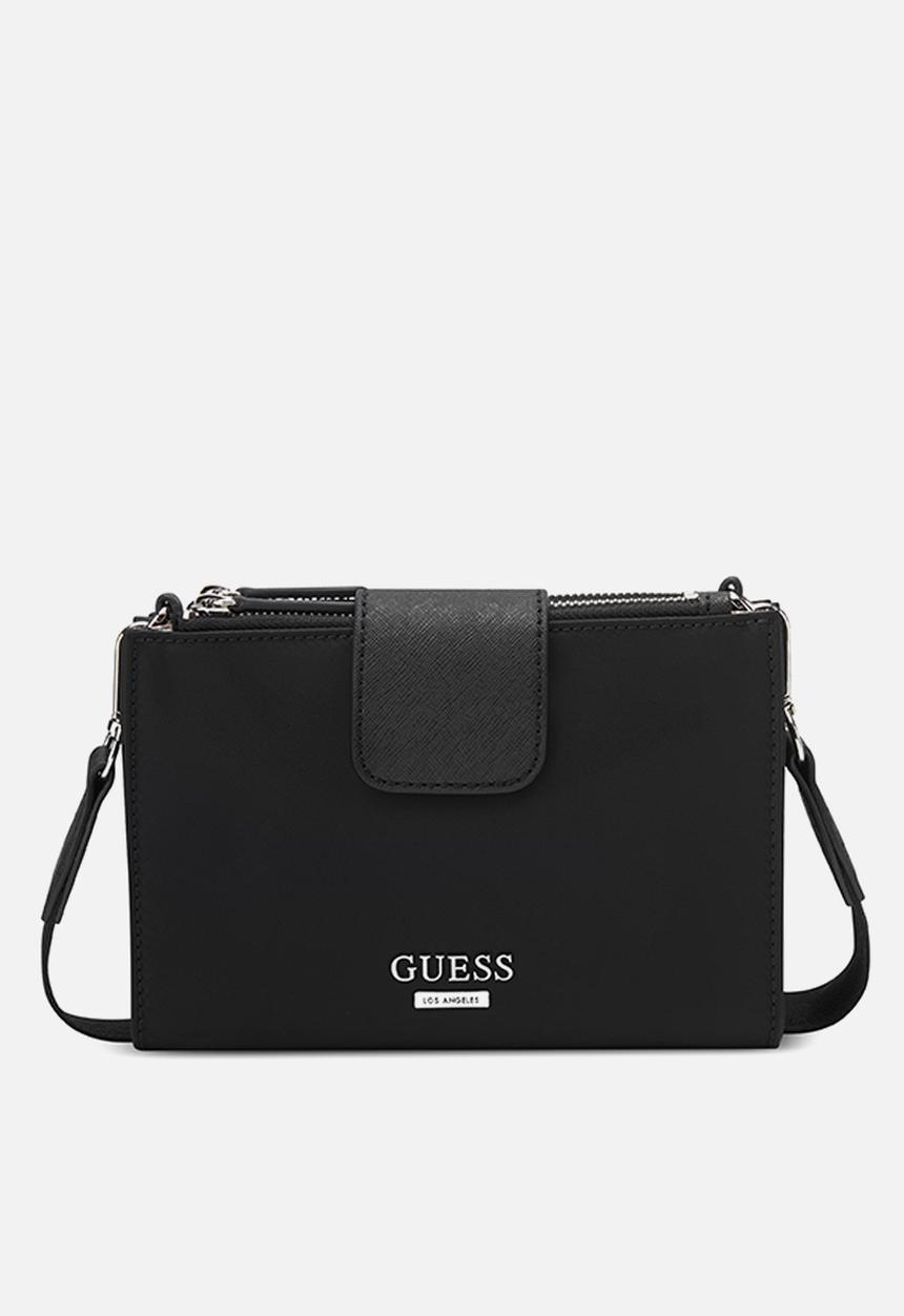 GUESS - Madix mini top zip crossbody bag - black