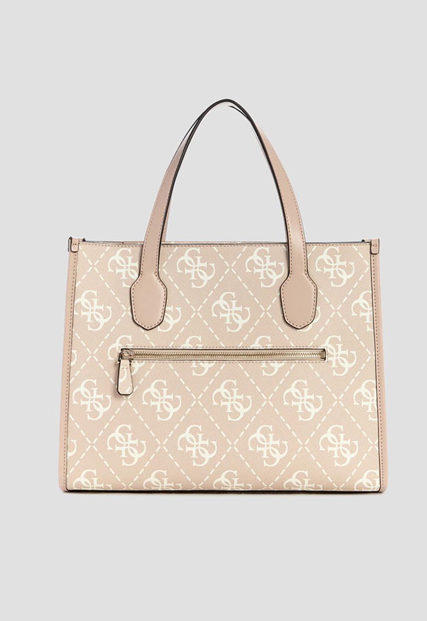 GUESS - Izzy 2 comp tote bag - sand logo