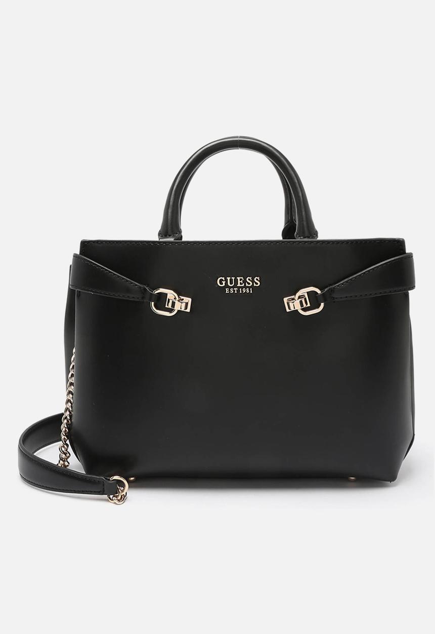 GUESS - Lorelei girlfriend satchel tote bag -black