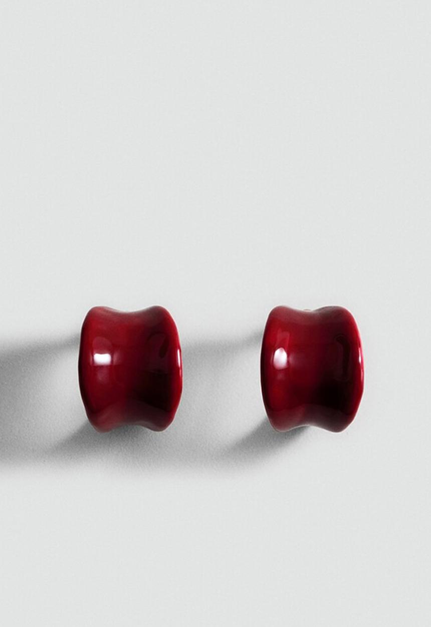 MANGO - Earrings erin - red