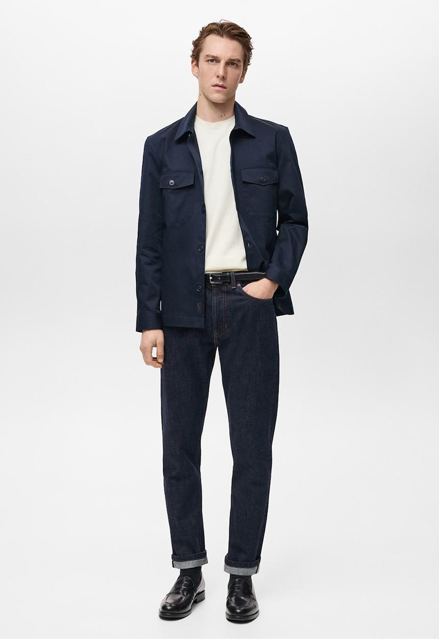MANGO - Jeans pola - open blue