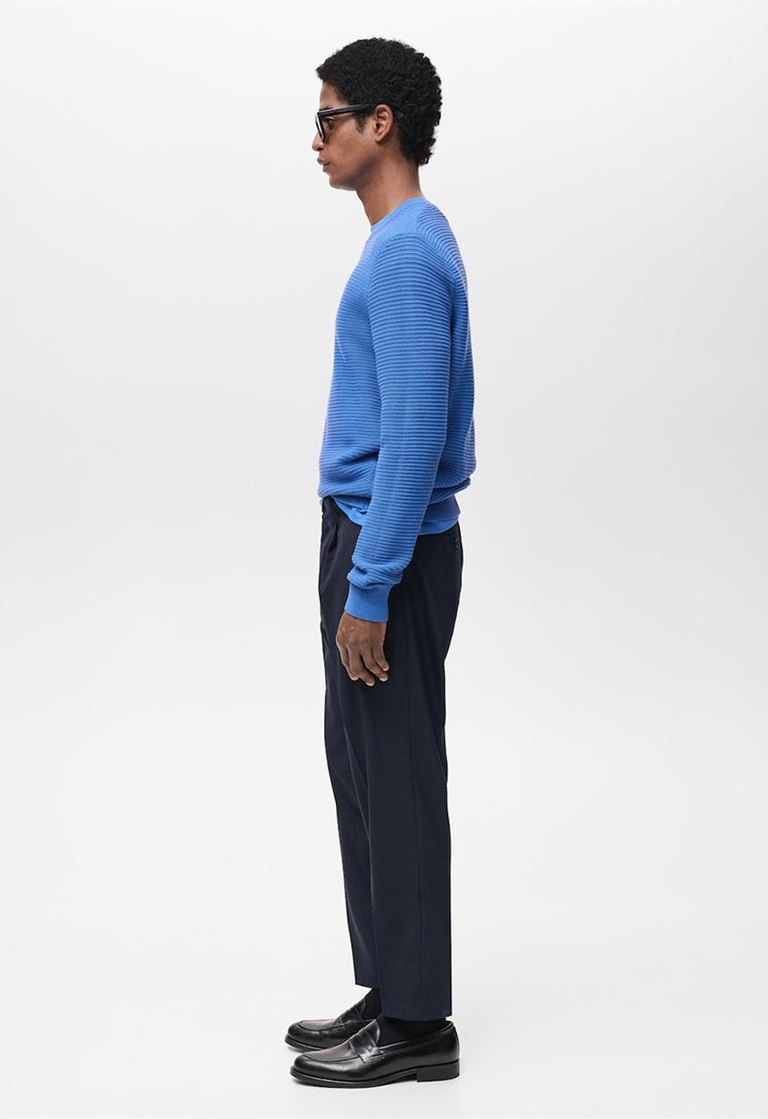 MANGO - Sweater salas - whitish-blue