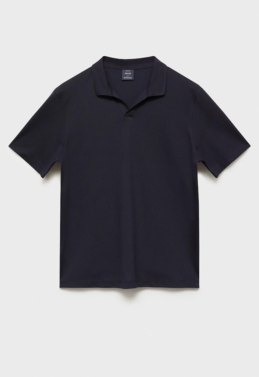 MANGO - Poloshirt taga - navy blue