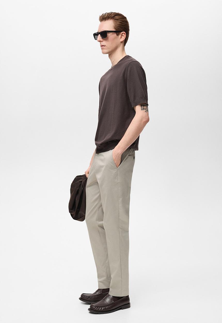 MANGO - Trousers dublino - ice-white 
