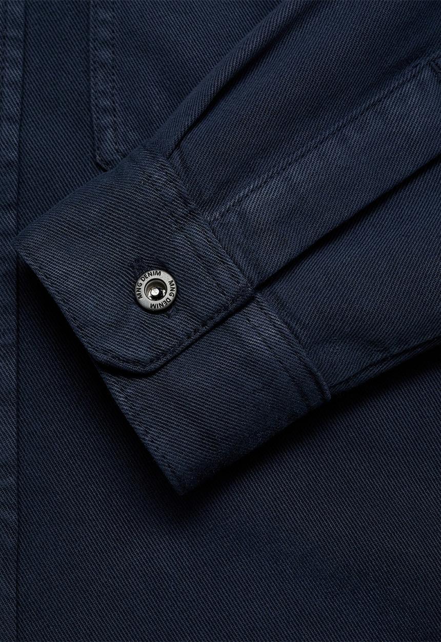 MANGO - Overshirt jay - navy