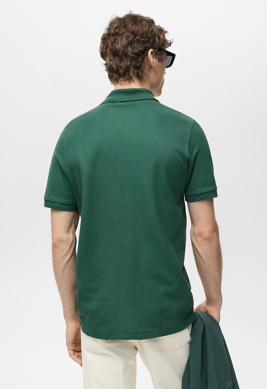 MANGO - Poloshirt rea - dark green