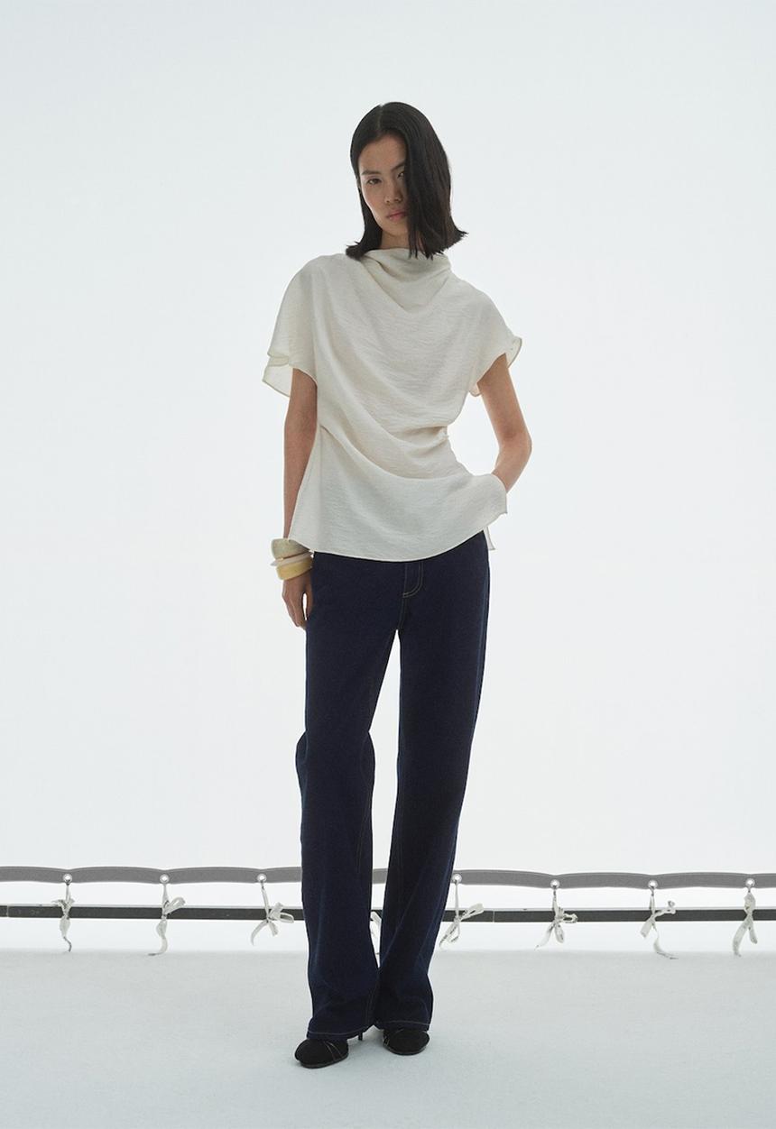 MANGO - Jeans Cecilia - Open Blue