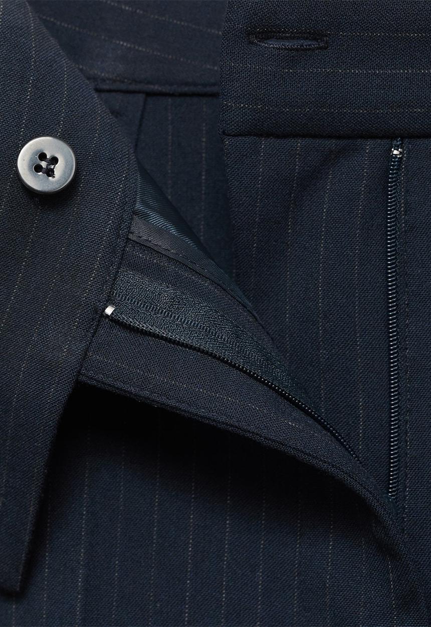 MANGO - Trousers Bergen - Navy