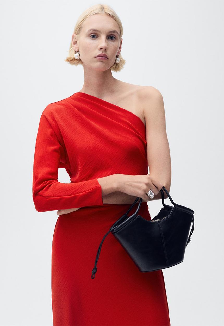 MANGO - Dress Teo - Red