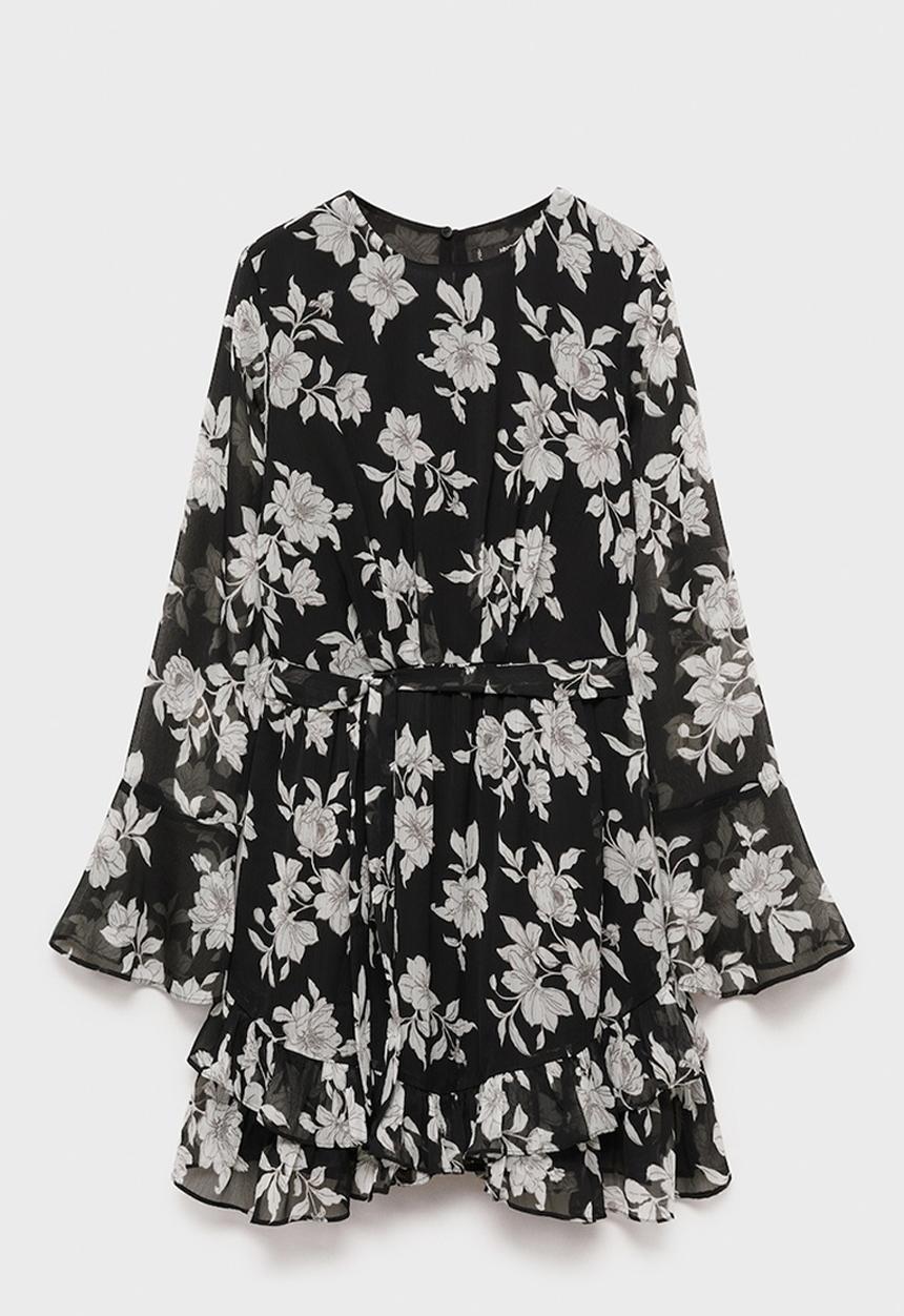 MANGO - Dress Swan - Black