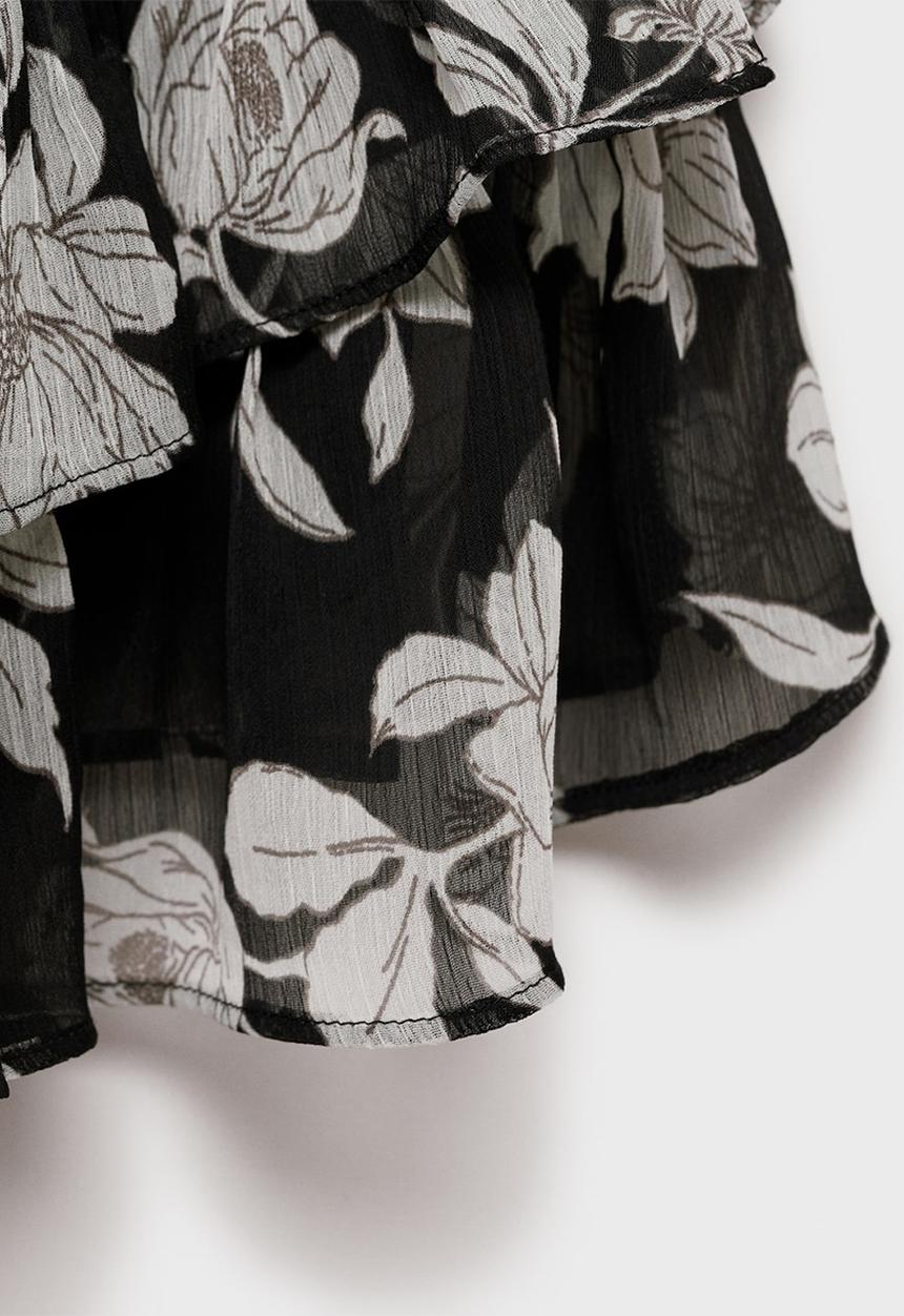 MANGO - Dress Swan - Black