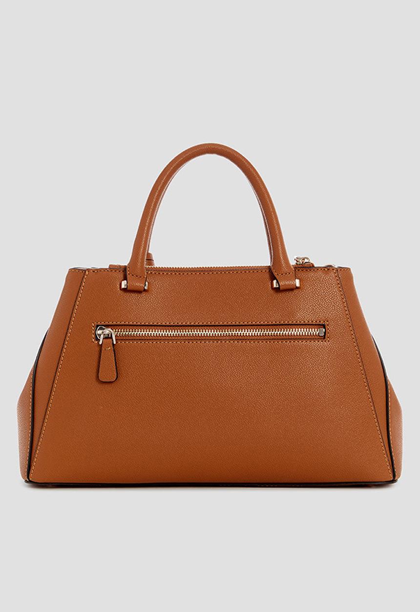 GUESS - Nastra society satchel - caramel