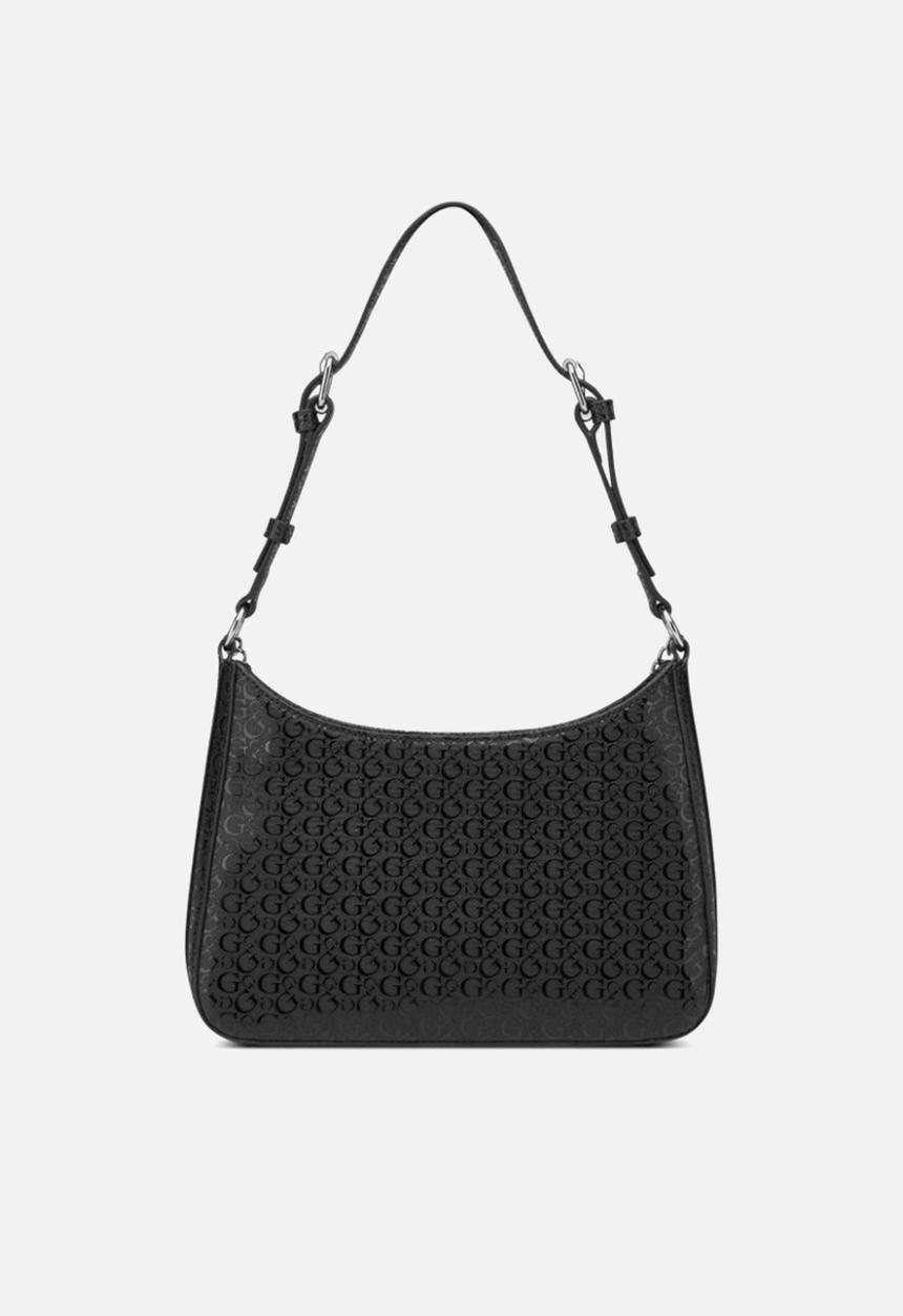 GUESS - Tana top zip shoulder bag - black