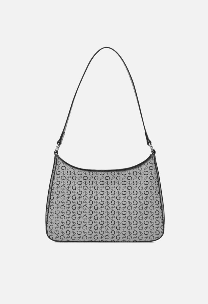 GUESS - Tana top zip shoulder bag  - black
