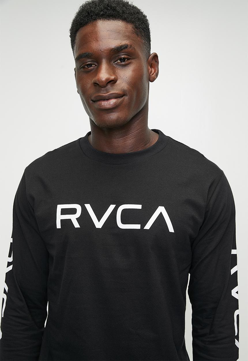 RVCA - Big RVCA long sleeve tee - black