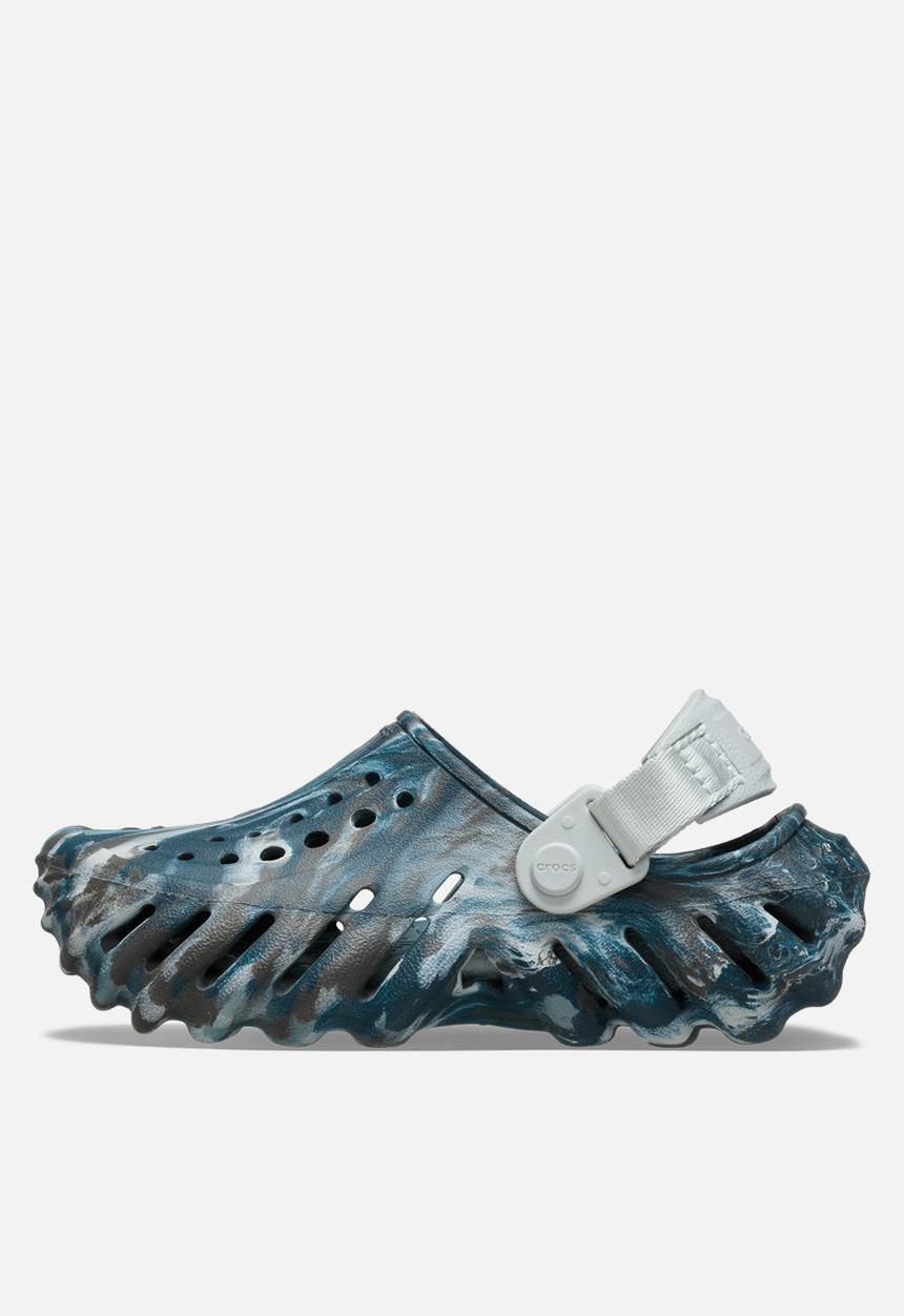 Crocs - Echo Marbled Clog K - Black Sand/Multi