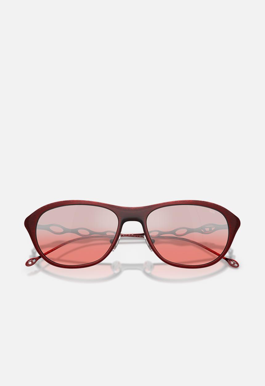 Diesel  - DSL - Shiny Brushed Burgundy Red