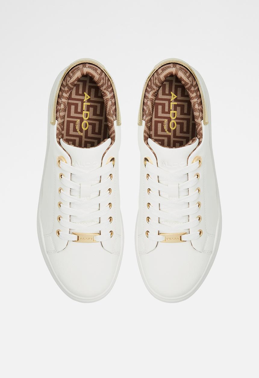 ALDO - Niny Sneaker - White & Gold