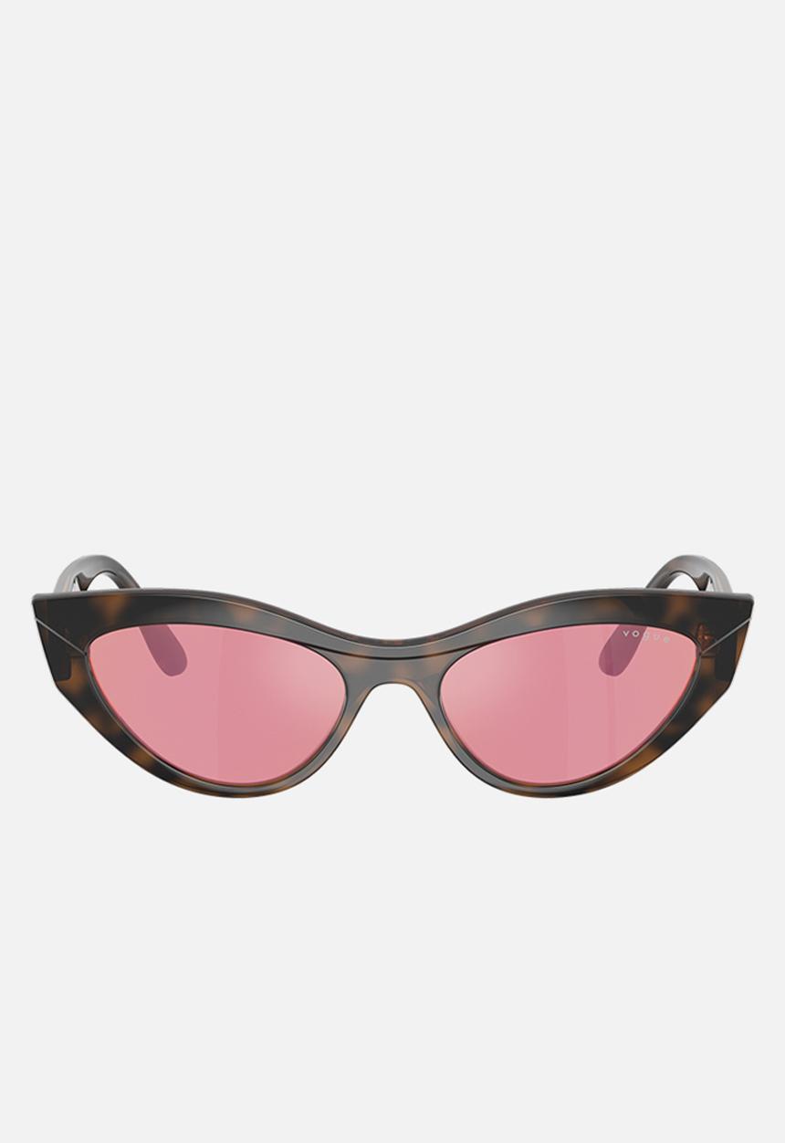 Vogue Eyewear - Vogue Cat Eye - Top Havana/Light Brown-Brown