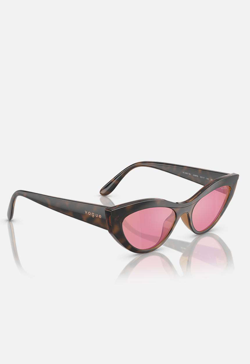 Vogue Eyewear - Vogue Cat Eye - Top Havana/Light Brown-Brown