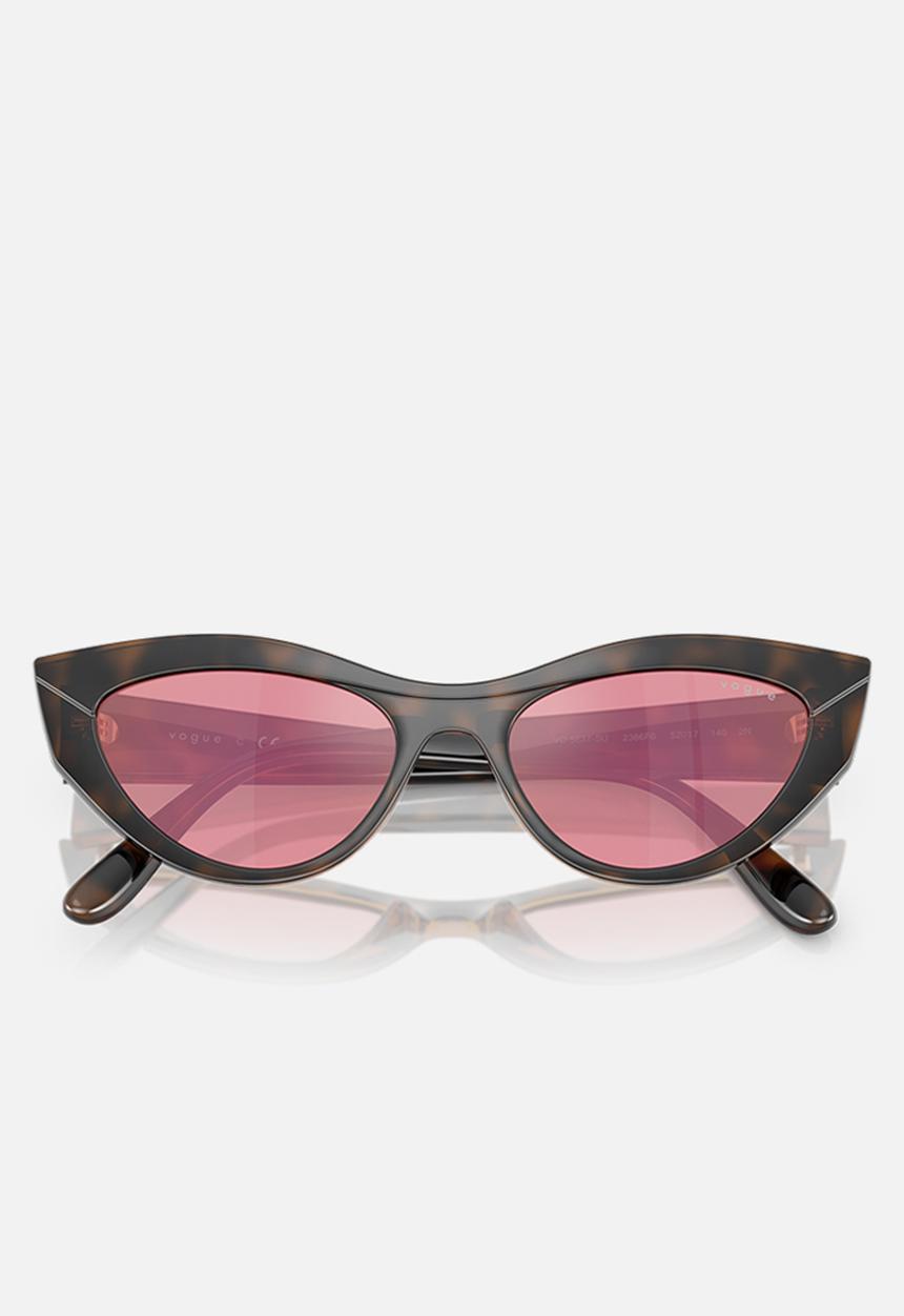 Vogue Eyewear - Vogue Cat Eye - Top Havana/Light Brown-Brown