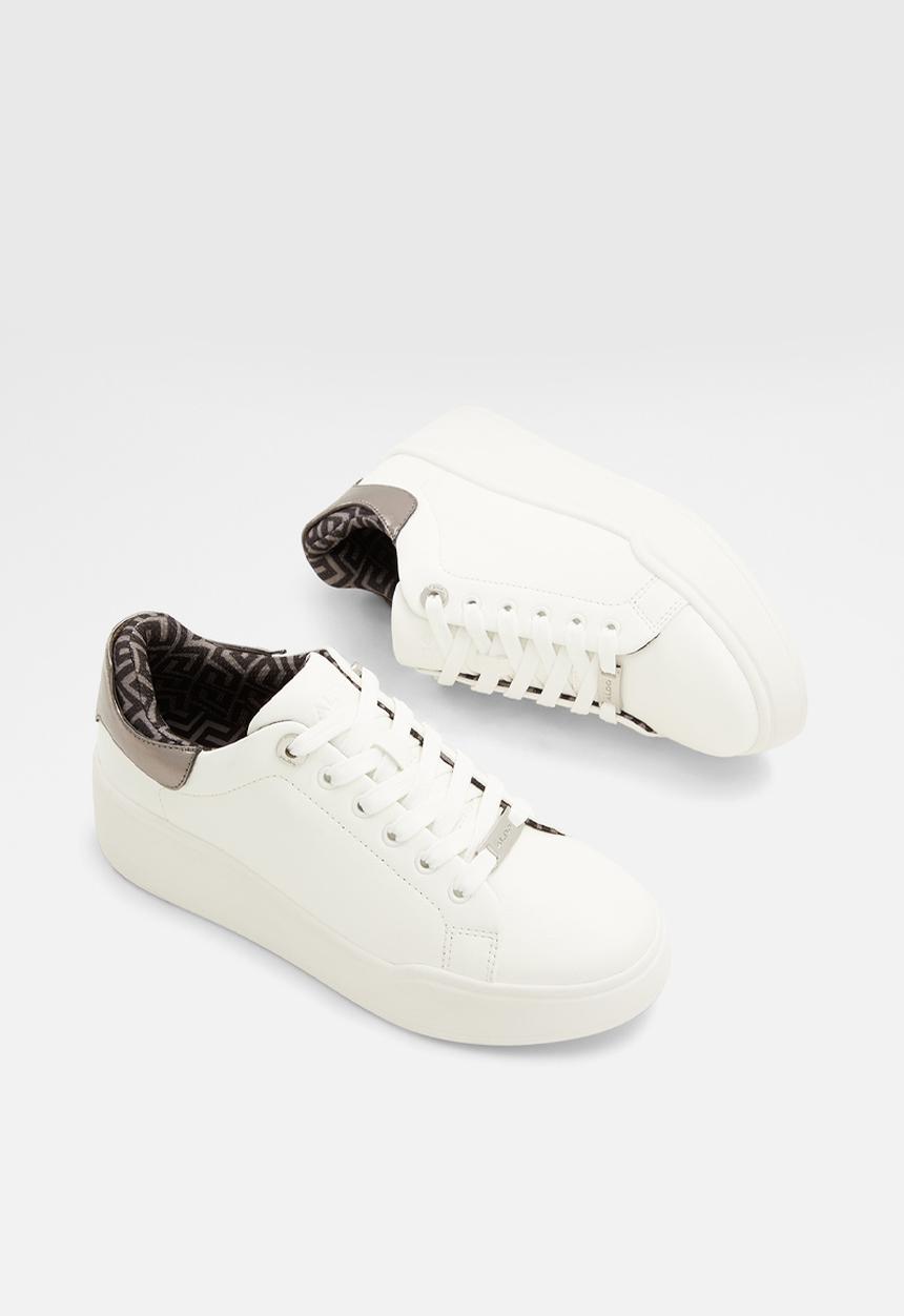 ALDO - Niny Sneaker - White & Silver