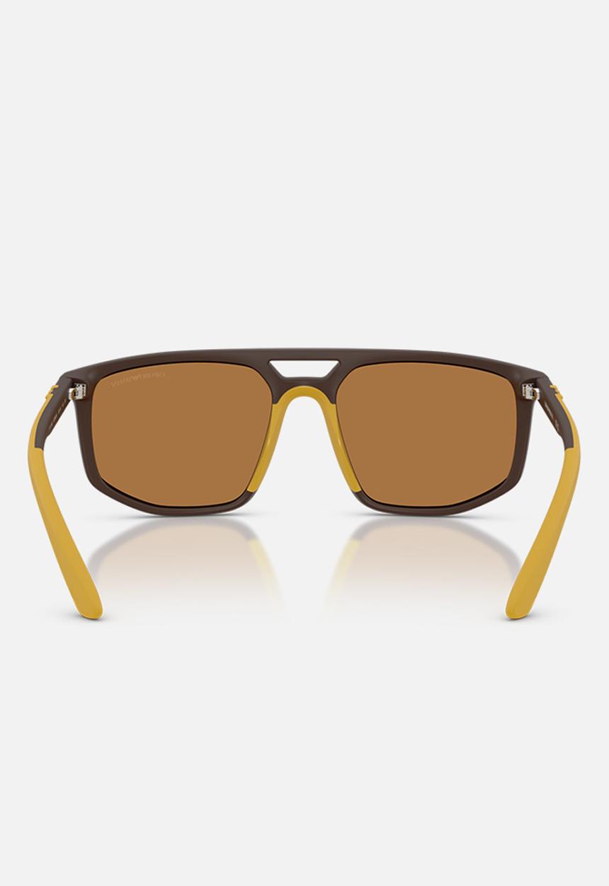 Emporio Armani - EA - Matte Brown-Brown