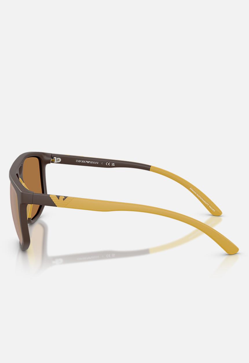 Emporio Armani - EA - Matte Brown-Brown