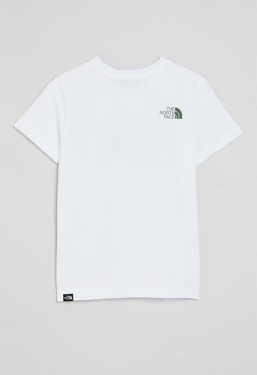 The North Face - B S/S Easy Tee-Tnf White-Duck Green