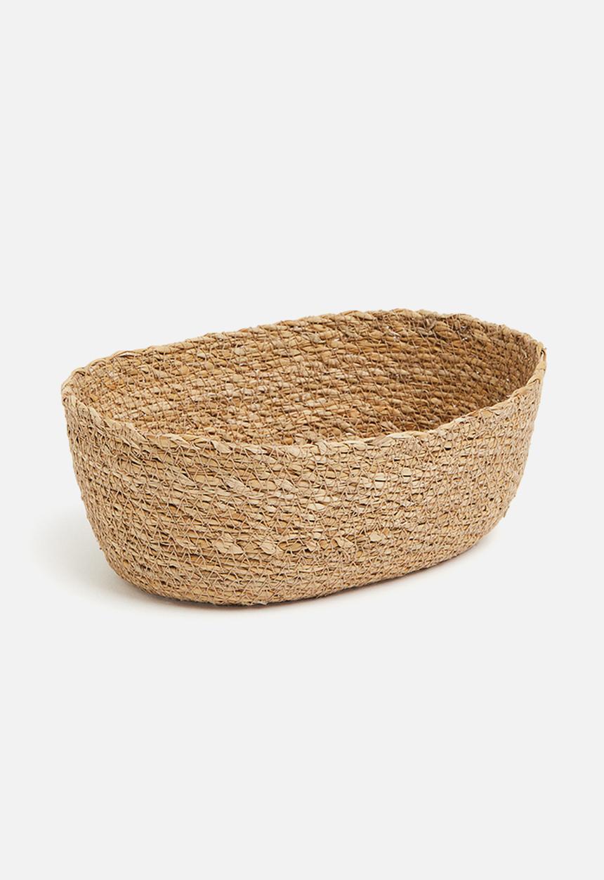 H&M - Seagrass storage basket - beige