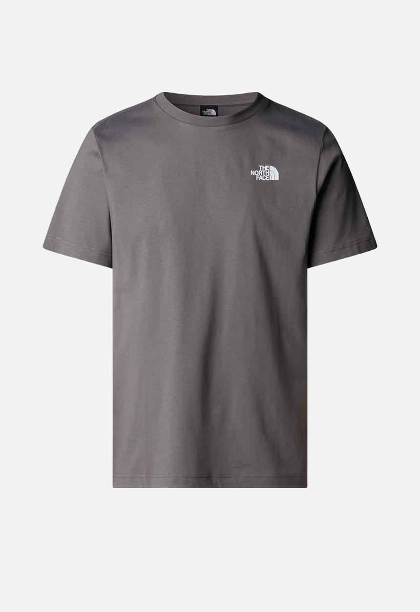 The North Face - Short sleeve box nse tee - Smoked Pearl-Hero Blue